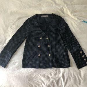 Zara Polka a dot Blouse